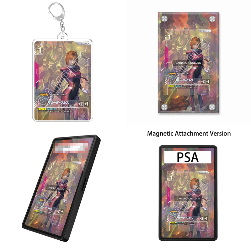 Case Fans - เคสอะคริลิกกันกระแทกแบบรีไซเคิลสำหรับการ์ดเกมกันดั้ม Newtype Rising Marida Cruz ของขวัญสำหรับแฟนๆอนิเมะ