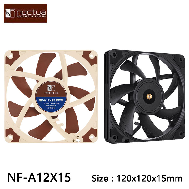 Case Fan Controller - Noctua NF-A12x15 120X120X15 มม. พัดลมแชสซี, พัดลมแชสซีบางเฉียบ