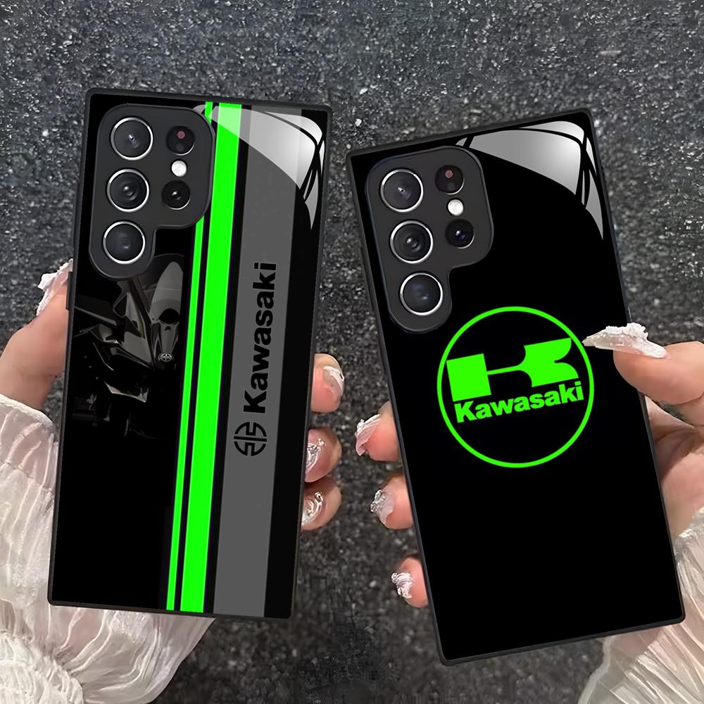 Computer Case - เคสโทรศัพท์มือถือลายมอเตอร์ไซค์ Kawasaki สำหรับ Samsung S26 S25