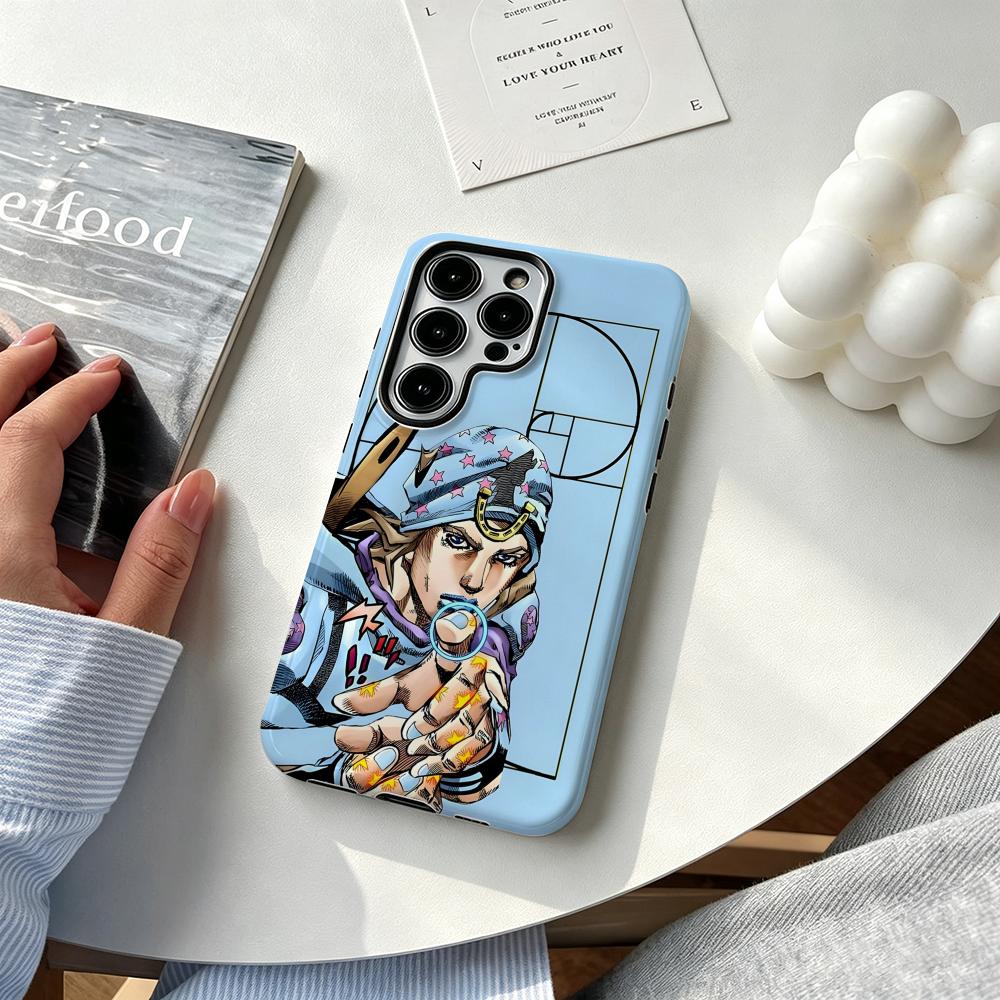 Computer Case - เคสโทรศัพท์ลายอนิเมะสุดเท่ J-JOJO Steel Ball Run สำหรับ