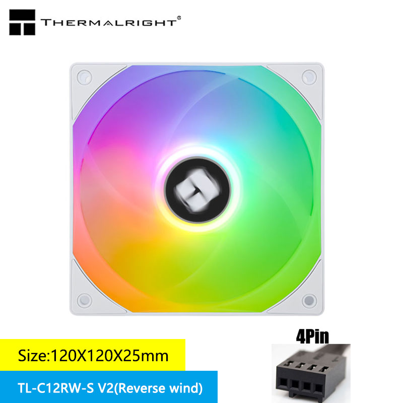 Case Fan Controller - Thermalright TL-C12RW-S V2 แชสซีพัดลมระบายความร้อน 120x120x25 มม.ARGB