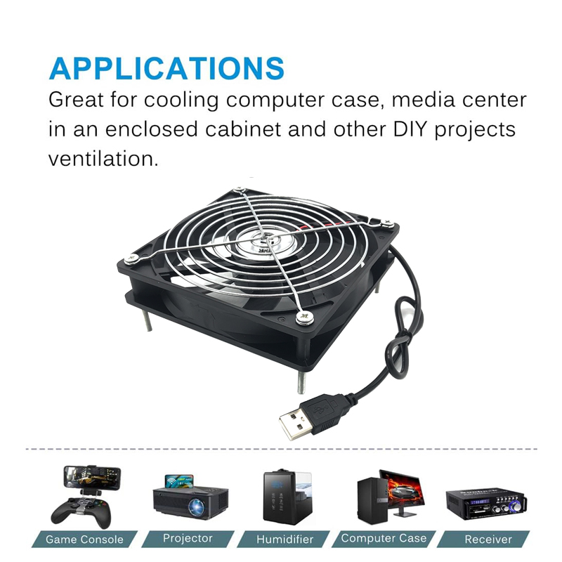 8/12 ซม.12V USB Powered คอมพิว - Pc Chassis บทวิจารณ์และราคา