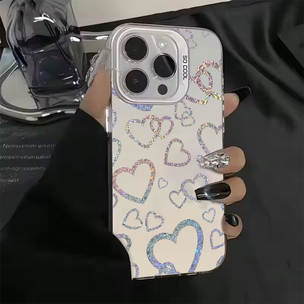 เคสลายหัวใจสีสันสดใส สำหรับ iP - Matte Pc Case บทวิจารณ์และราคา