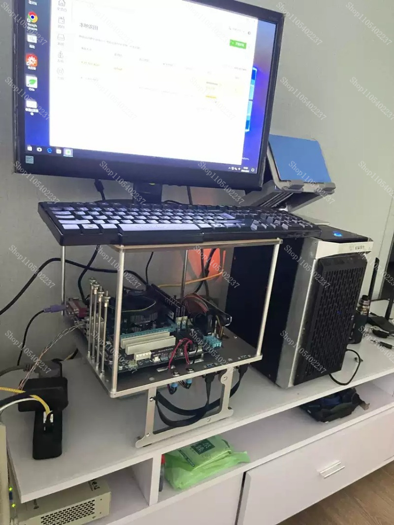 แท่นทดสอบพีซีแบบโครงเปิด ทำจาก - Aluminum Open Frame Test Bench Water Cooling บทวิจารณ์และราคา